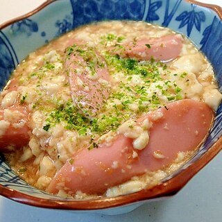 とろろ～ん　魚肉ソーセージと絹豆腐のプルコギ煮